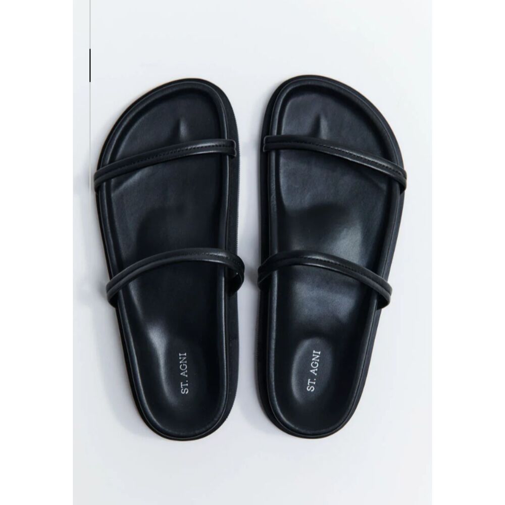 ST. AGNI Fine Double Strap Slide $390